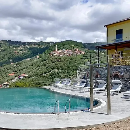 Дом отдыха Vento Di Mare - Tramontana Con Piscina Монелья
